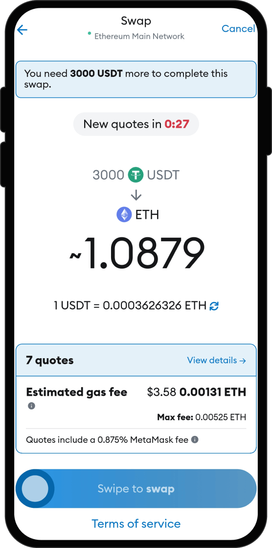 Swap Your USDT for HyperRun